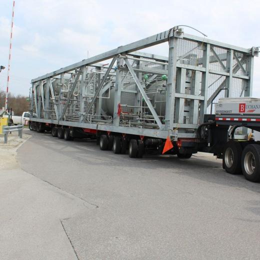 Buchanan 19-Axle Heavy Haul Load Buchanan 19-Axle Heavy Haul Load