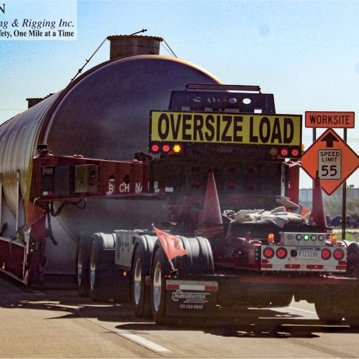 Buchanan moves a 76 foot tank - IN to KY Buchanan moves a 76 foot tank - IN to KY