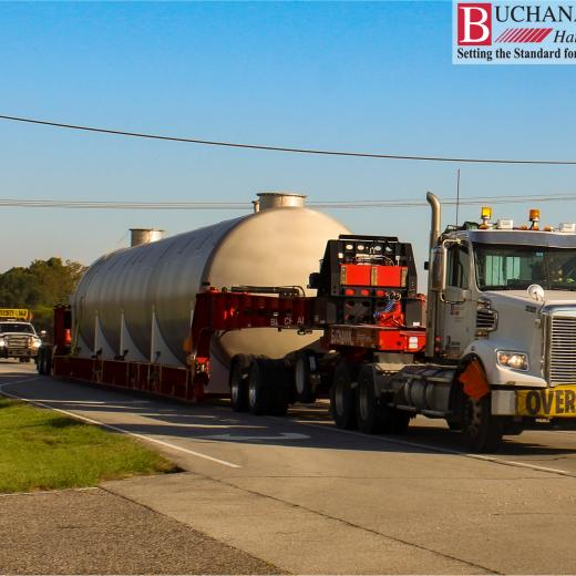 Buchanan moves a 76 foot tank - IN to KY Buchanan moves a 76 foot tank - IN to KY
