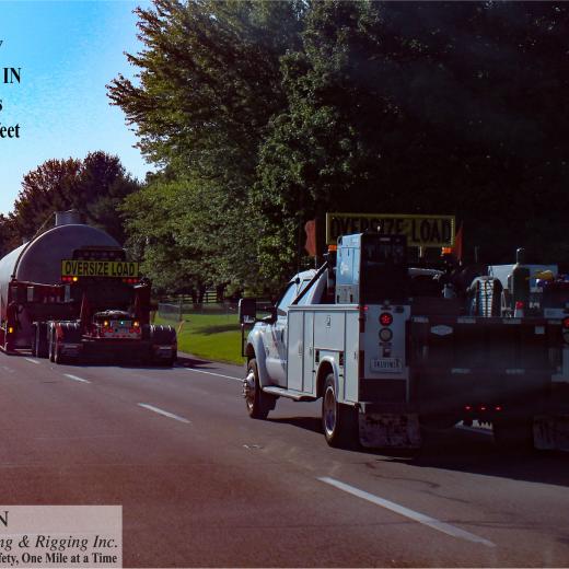 Buchanan moves a 76 foot tank - IN to KY Buchanan moves a 76 foot tank - IN to KY