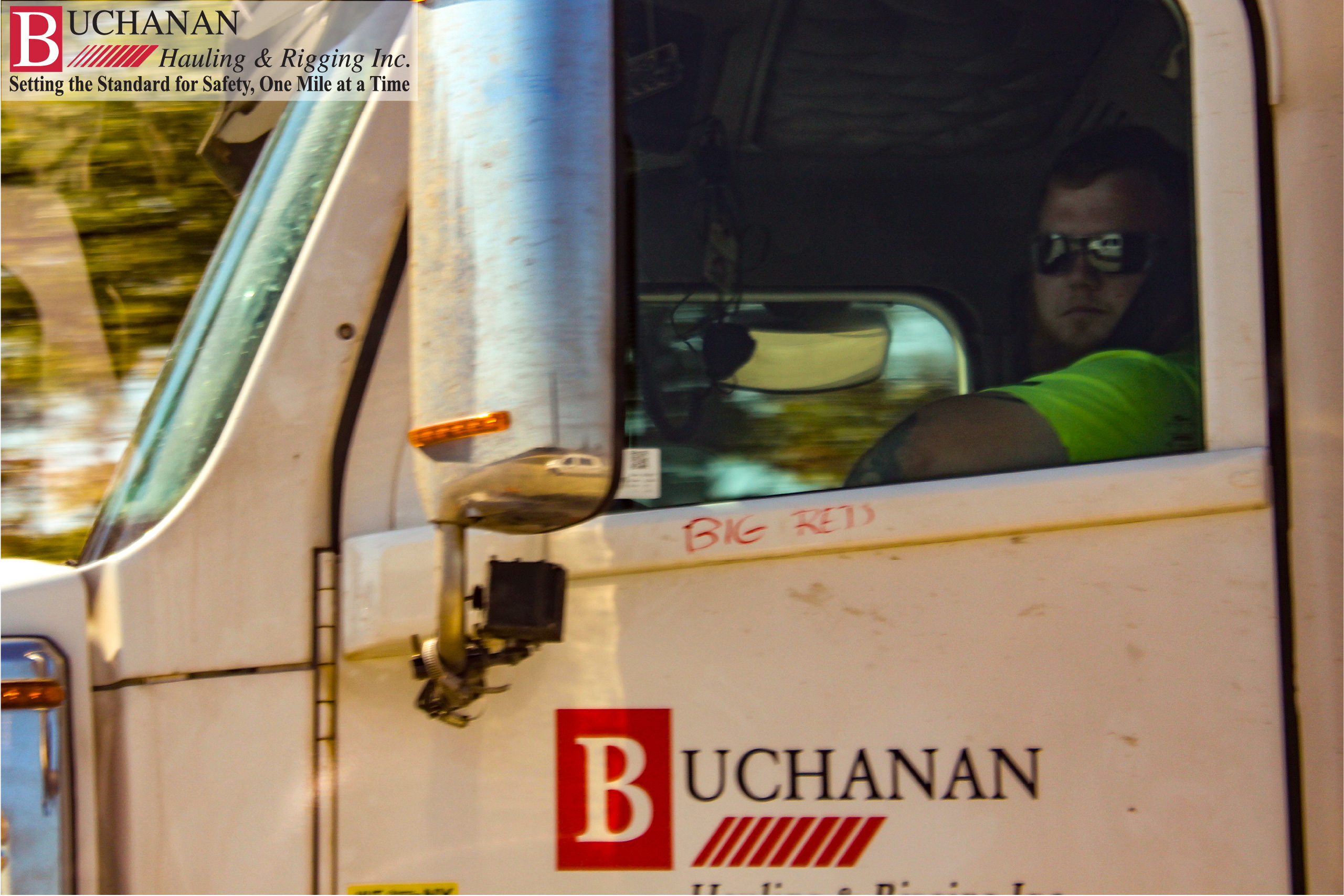 Buchanan moves a 76 foot tank - IN to KY