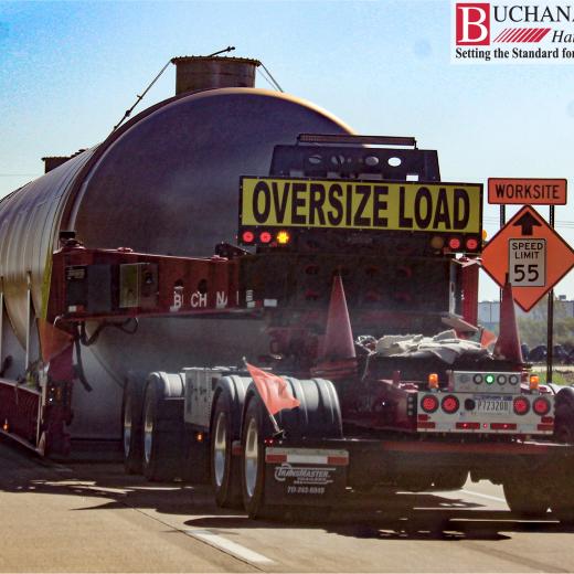 Buchanan moves a 76 foot tank - IN to KY Buchanan moves a 76 foot tank - IN to KY