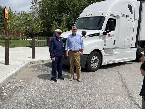 Geary Buchanan & Indiana Governor Eric Holcomb