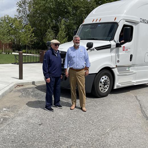 Geary Buchanan & Indiana Governor Eric Holcomb Geary Buchanan & Indiana Governor Eric Holcomb