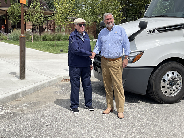 Geary Buchanan & Indiana Governor Eric Holcomb