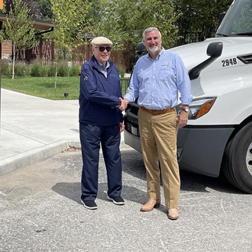 Geary Buchanan & Indiana Governor Eric Holcomb Geary Buchanan & Indiana Governor Eric Holcomb