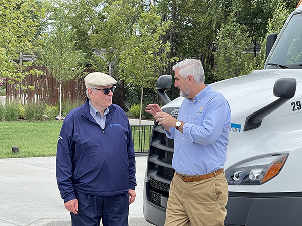 Geary Buchanan & Indiana Governor Eric Holcomb