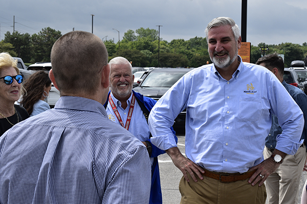 Geary Buchanan & Indiana Governor Eric Holcomb