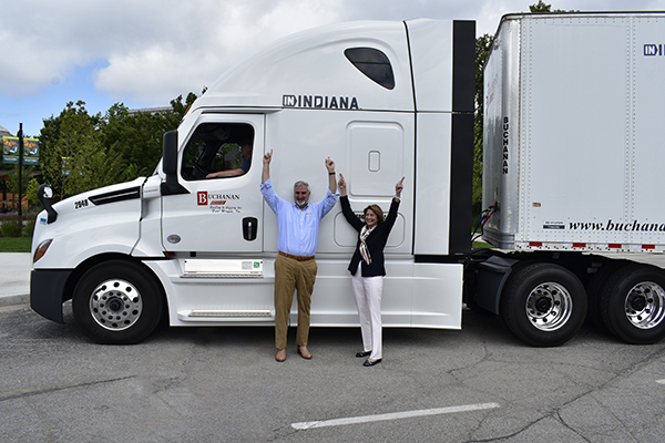 Geary Buchanan & Indiana Governor Eric Holcomb