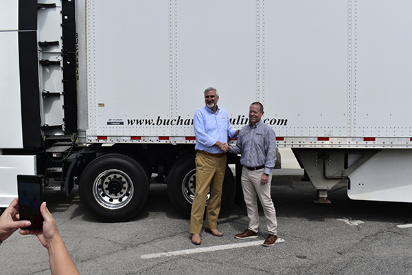 Geary Buchanan & Indiana Governor Eric Holcomb