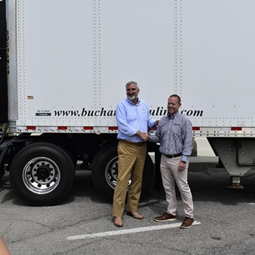 Geary Buchanan & Indiana Governor Eric Holcomb Geary Buchanan & Indiana Governor Eric Holcomb