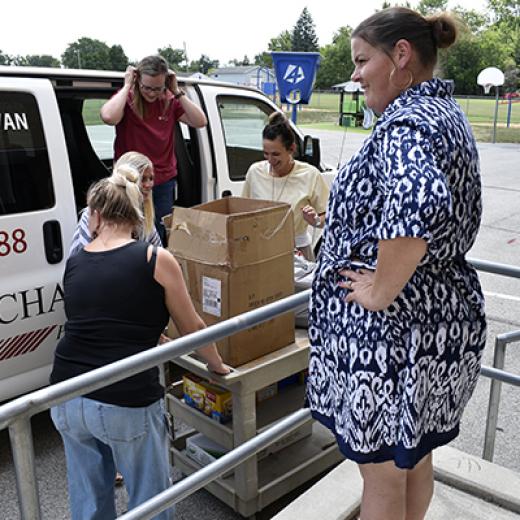 Buchanan Delivers Back-to-School Smiles Buchanan Delivers Back-to-School Smiles
