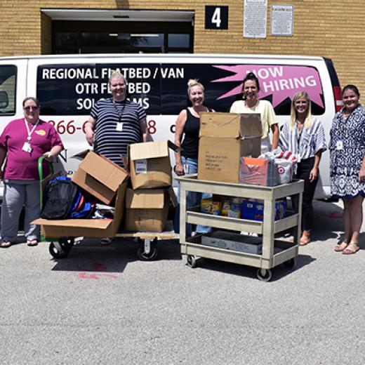 Buchanan Delivers Back-to-School Smiles Buchanan Delivers Back-to-School Smiles