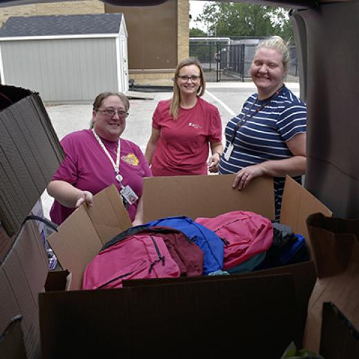 Buchanan Delivers Back-to-School Smiles Buchanan Delivers Back-to-School Smiles