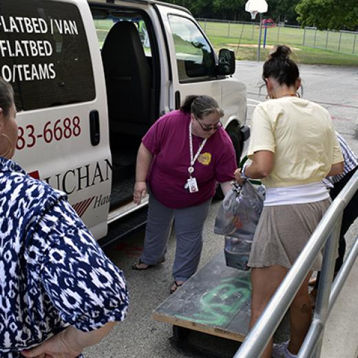 Buchanan Delivers Back-to-School Smiles Buchanan Delivers Back-to-School Smiles