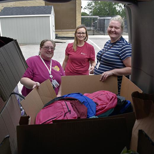 Buchanan Delivers Back-to-School Smiles Buchanan Delivers Back-to-School Smiles