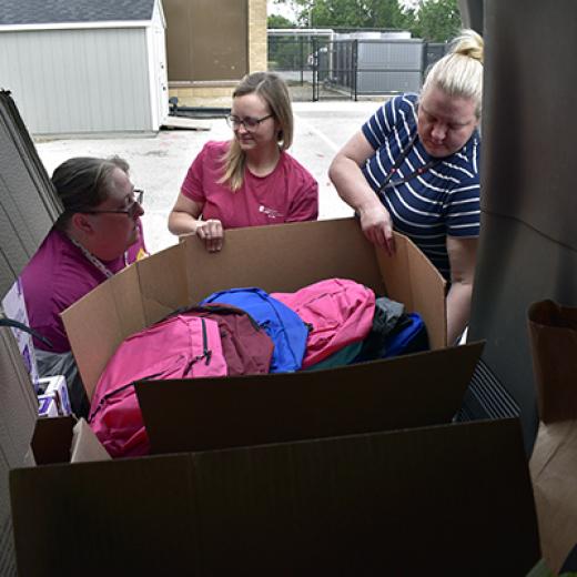 Buchanan Delivers Back-to-School Smiles Buchanan Delivers Back-to-School Smiles