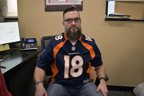 Buchanan’s Super Bowl Spirit Day.