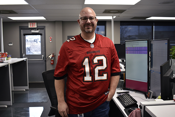 Buchanan’s Super Bowl Spirit Day.