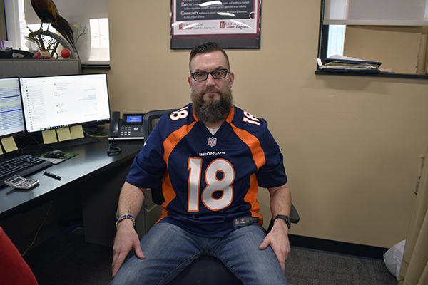 Buchanan’s Super Bowl Spirit Day.