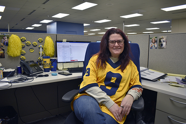 Buchanan’s Super Bowl Spirit Day.