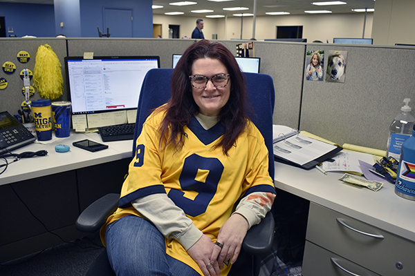 Buchanan’s Super Bowl Spirit Day.