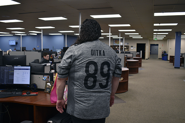 Buchanan’s Super Bowl Spirit Day.